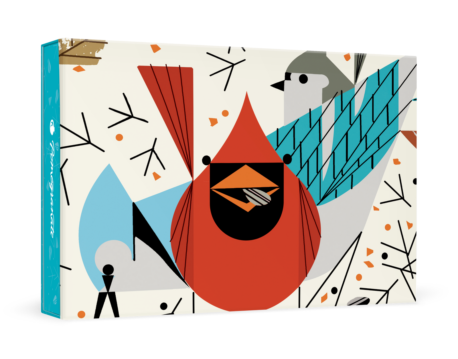 Charley Harper: Birdfeeders Boxed Thank You Notes_Primary