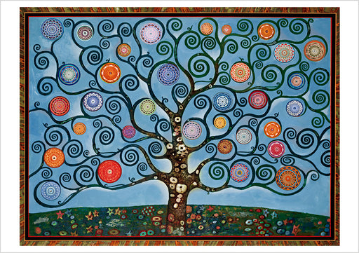 Paul Heussenstamm: Mandala Trees Boxed Notecard Assortment_Interior_1