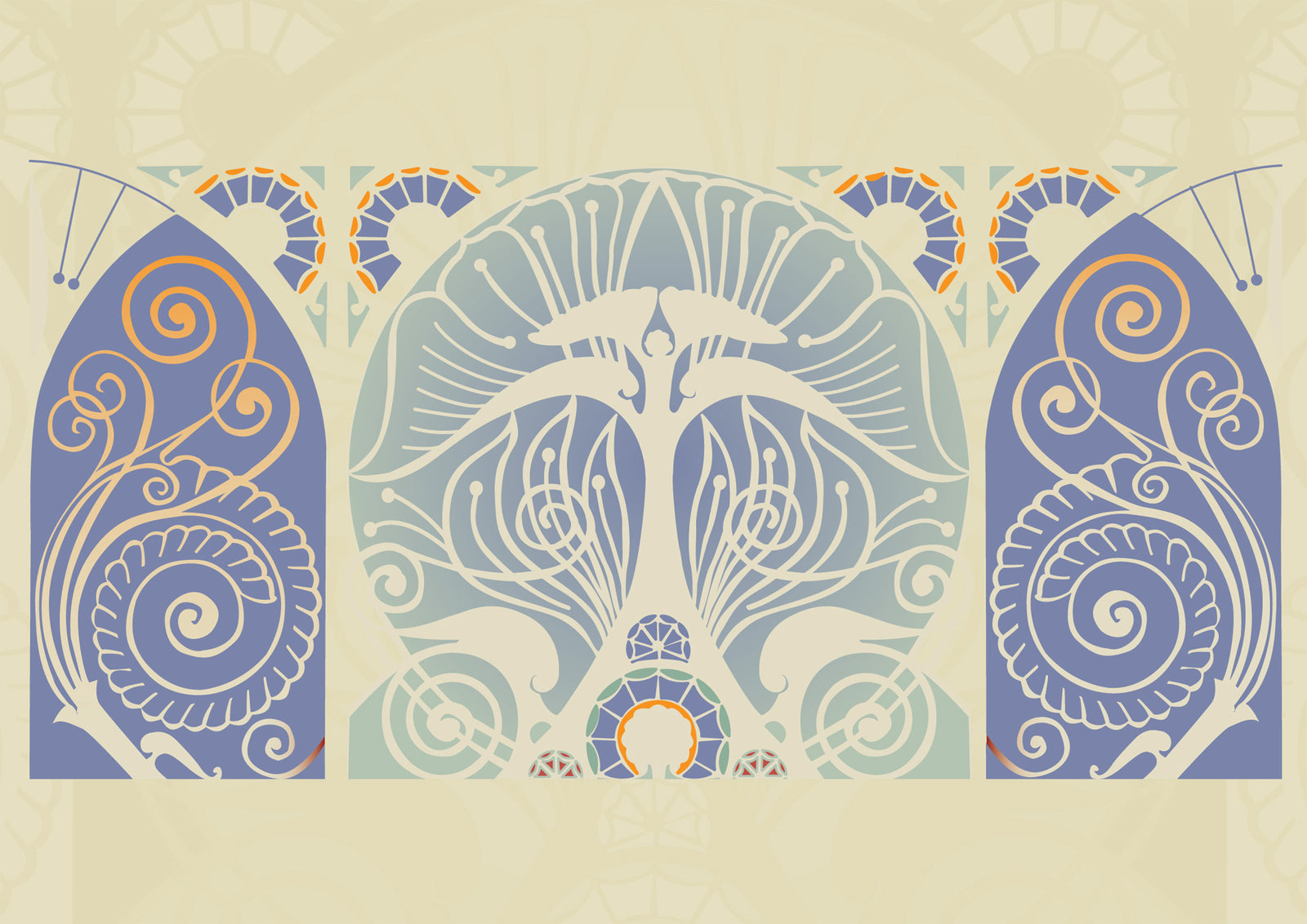 Louis Sullivan: Ornamental Designs Boxed Notecard Assortment_Interior_3