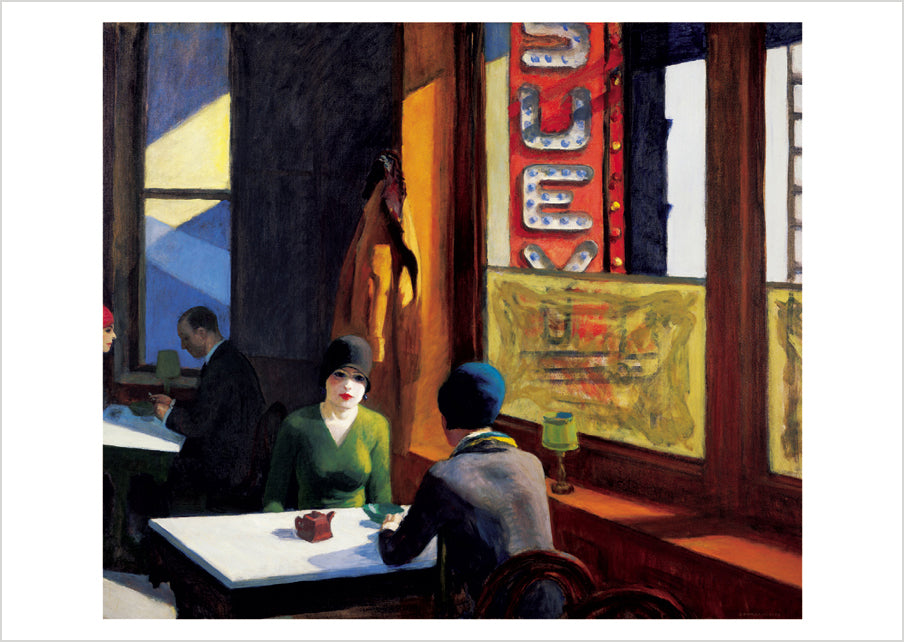 Edward Hopper: Chop Suey Postcard_Front_Flat