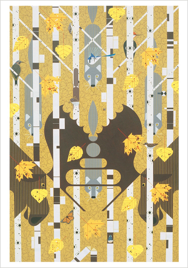 Charley Harper: Isle Royale Notecard_Front_Flat