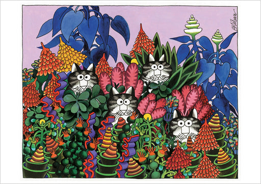 B. Kliban: Jungle Cats Notecard_Front_Flat