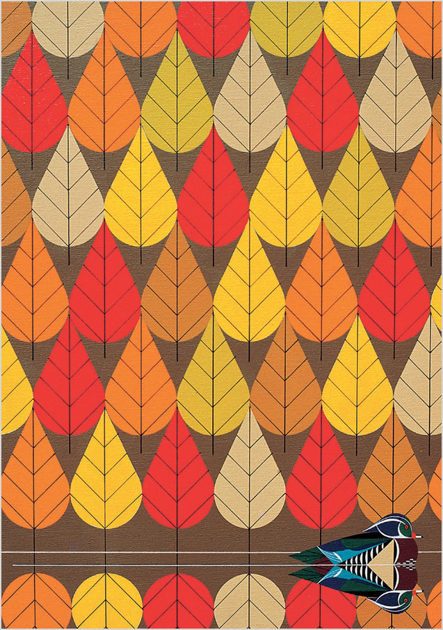 Charley Harper: Octoberama Notecard_Front_Flat