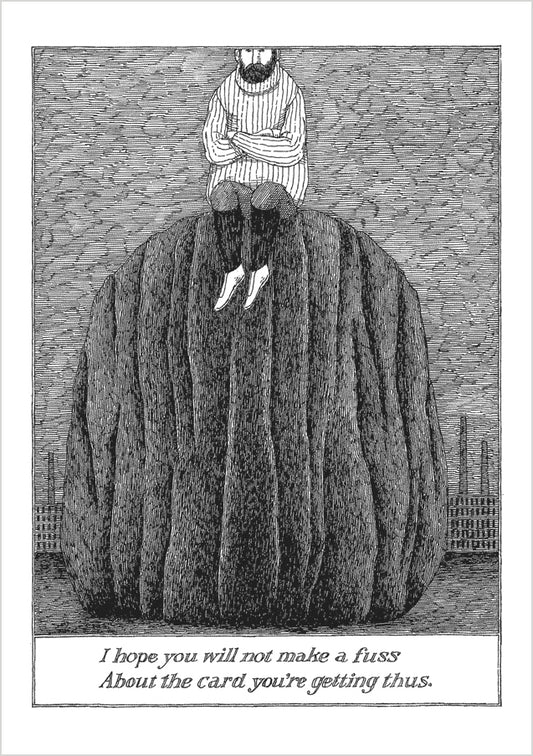 Edward Gorey: I Hope You Will Not Make a Fuss Notecard_Front_Flat