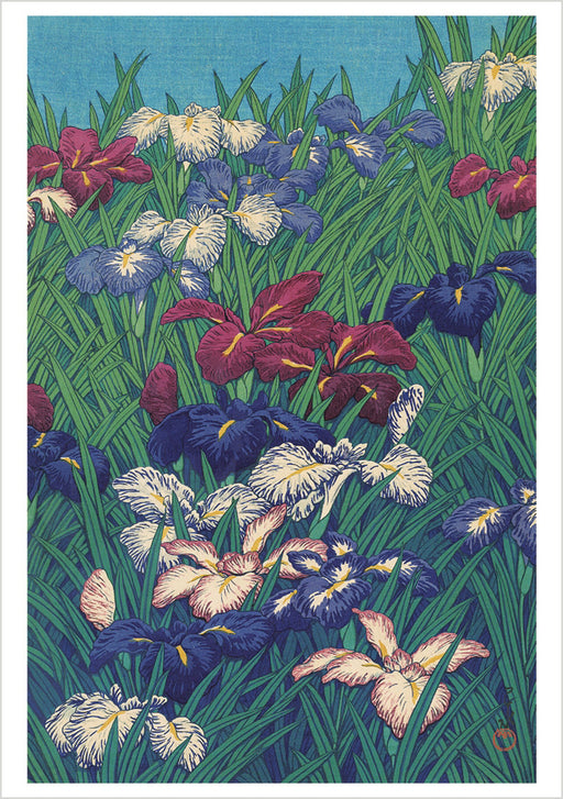 Kawase Hasui: Irises Notecard_Front_Flat