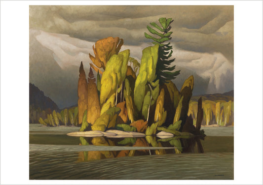 A. J. Casson: Little Island Notecard_Front_Flat