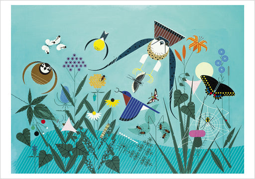 Charley Harper: Summer Notecard_Front_Flat