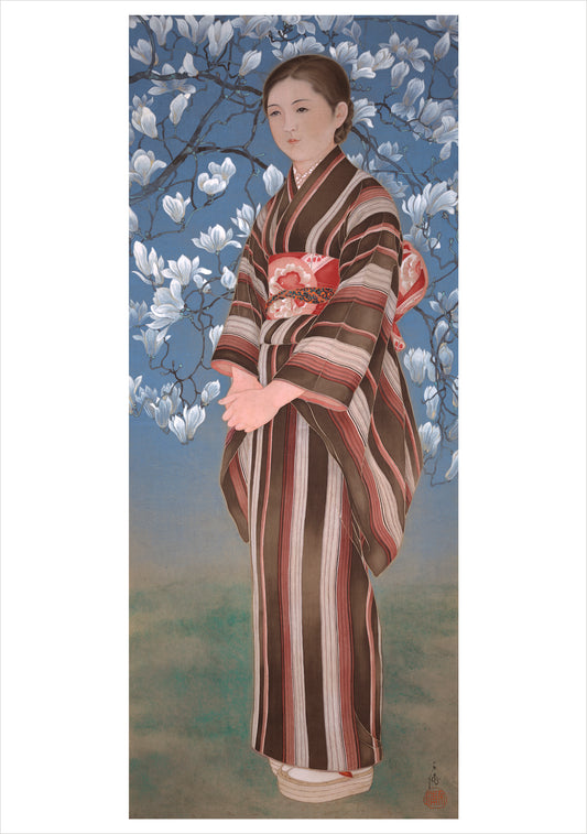 Chiura Obata: Maiden of Northern Japan Notecard_Front_Flat