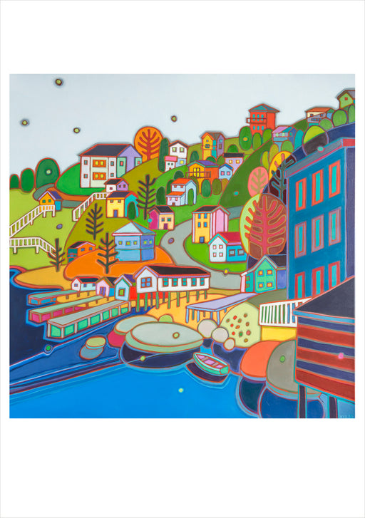 Darlene Kulig: Jelly Bean Hill Notecard_Front_Flat