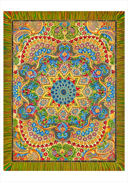 Paul Heussenstamm: Tapestry Mandala Notecard_Front_Flat