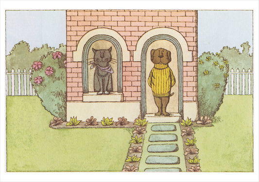 Edward Gorey: Sam and Emma Notecard_Front_Flat