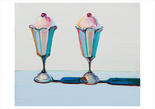 Wayne Thiebaud: Tulip Sundaes Notecard_Front_Flat