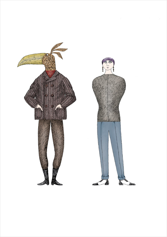 Edward Gorey: Mélange Funeste Notecard_Front_Flat