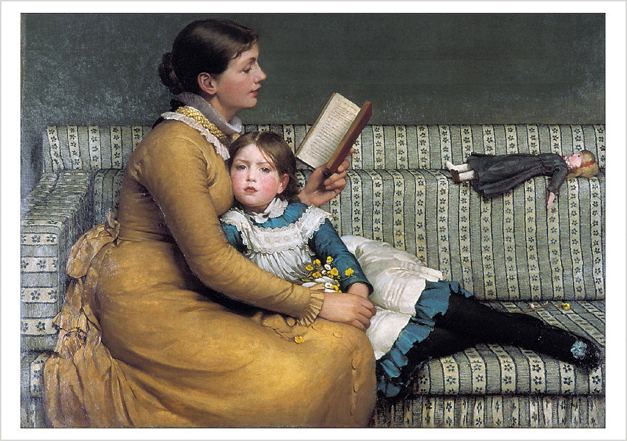 George Dunlop Leslie: Alice in Wonderland Notecard_Front_Flat