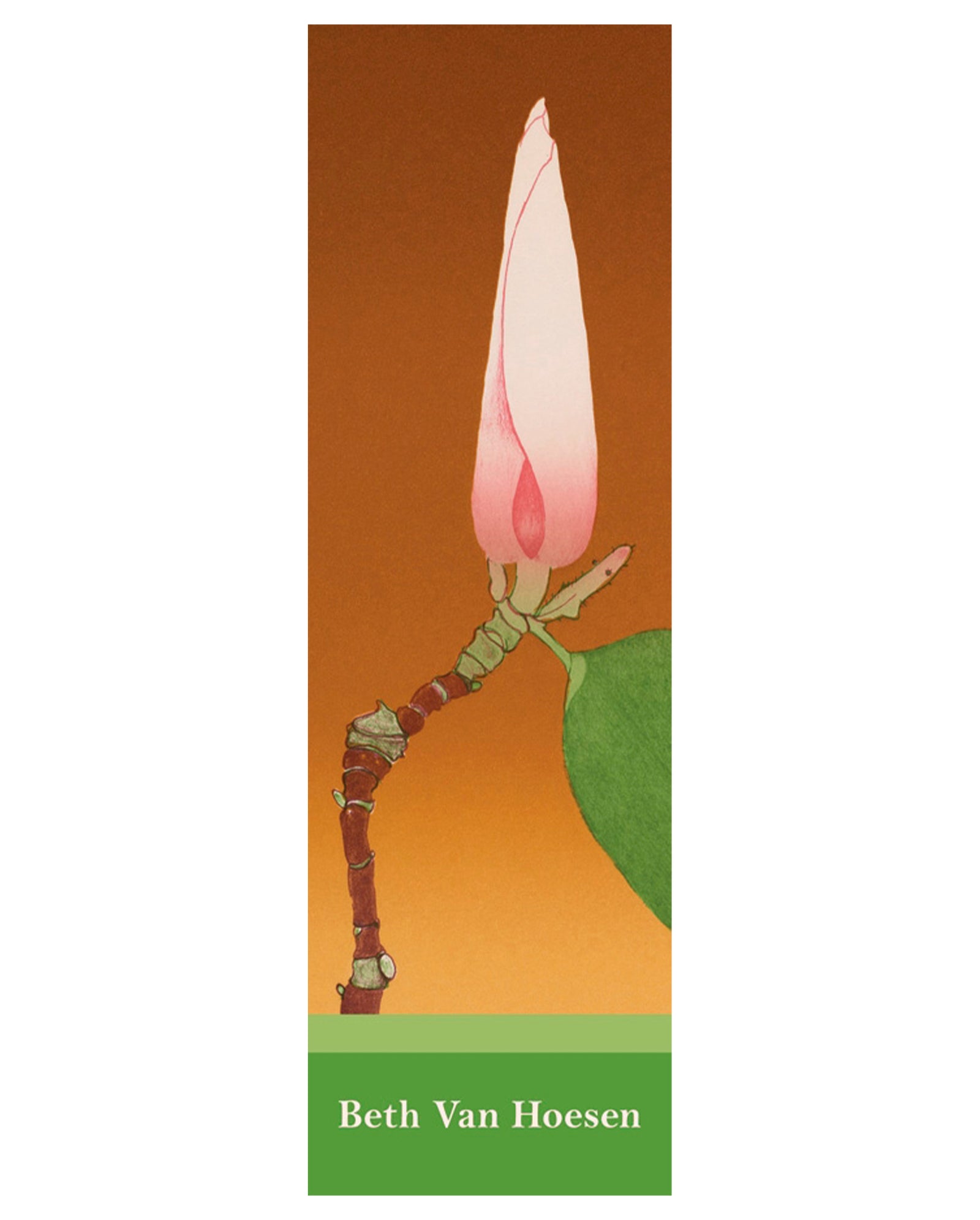 Beth Van Hoesen: Magnolia Bud Bookmark_Front_Flat