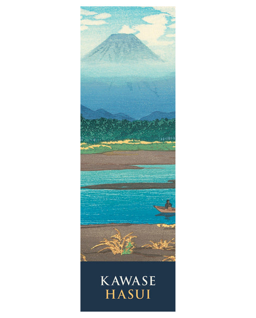 Kawase Hasui: Mt. Fuji Seen from the River Banyu Bookmark_Front_Flat