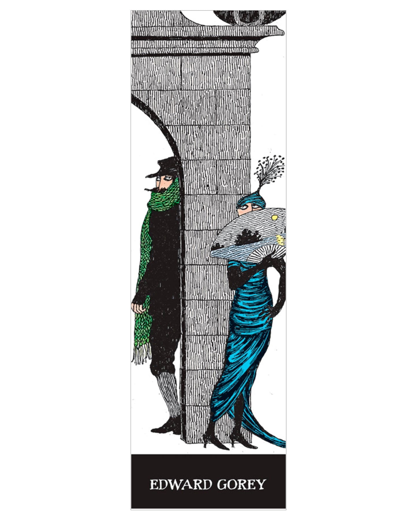 Edward Gorey: Mystery! Bookmark_Front_Flat