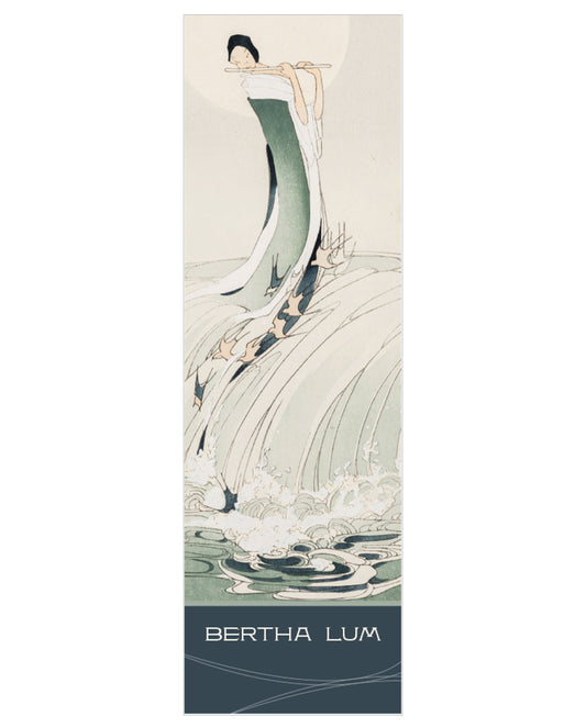 Bertha Lum: Female Figure on Waves Bookmark_Front_Flat