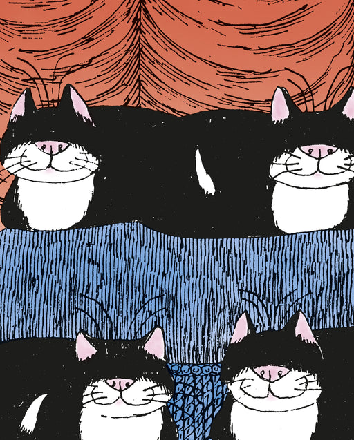 Edward Gorey: Jellicle Cats Bookmark_Zoom