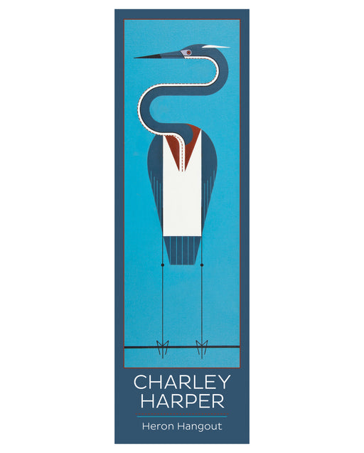 Charley Harper: Heron Hangout Bookmark_Front_Flat