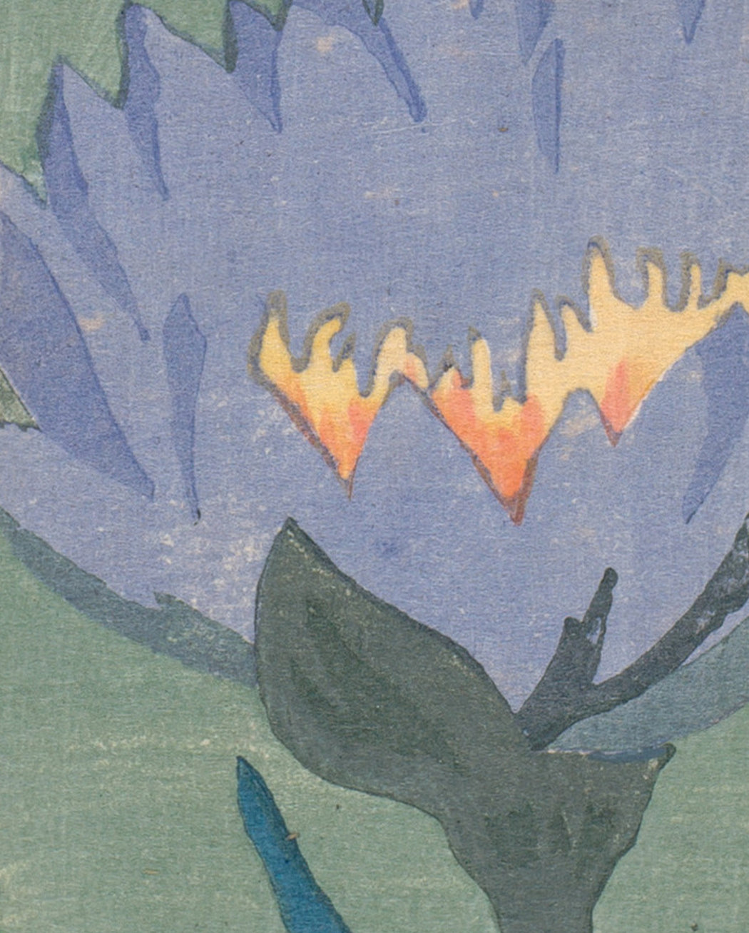 Arthur Wesley Dow: Lily Bookmark_Zoom