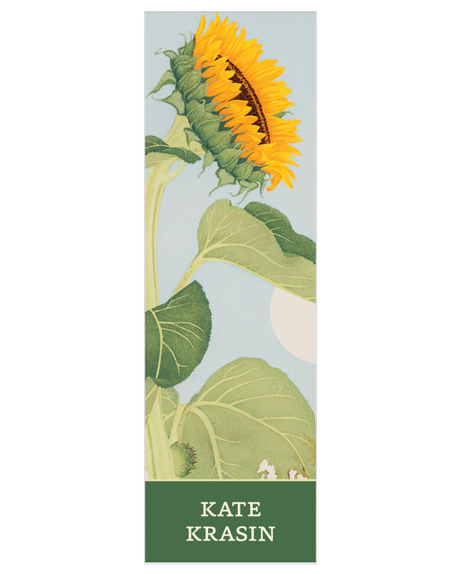 Kate Krasin: Sunflower Bookmark_Front_Flat