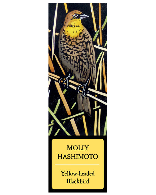 Molly Hashimoto: Yellow-headed Blackbird Bookmark_Front_Flat
