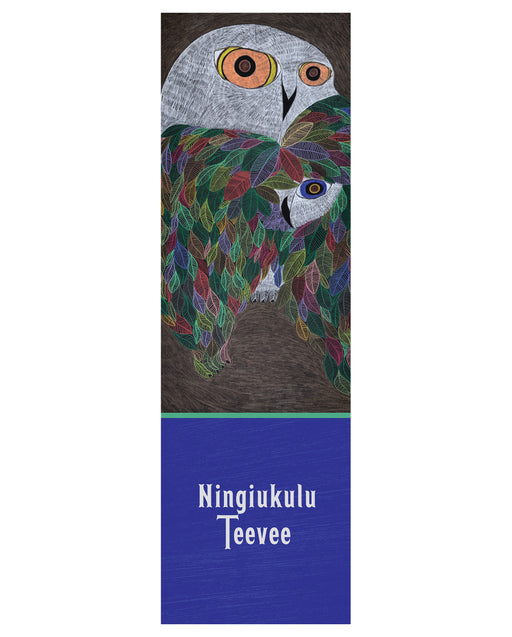 Ningiukulu Teevee: Colourful Wild Owl Bookmark_Front_Flat
