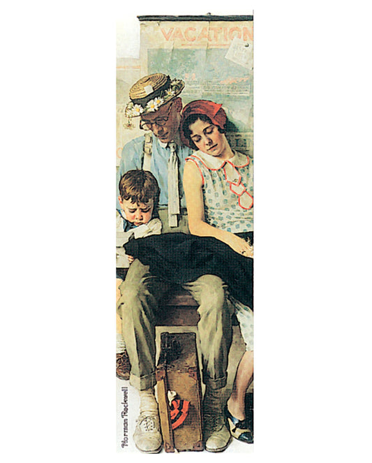 Norman Rockwell: Family Home from Vacation Bookmark_Front_Flat