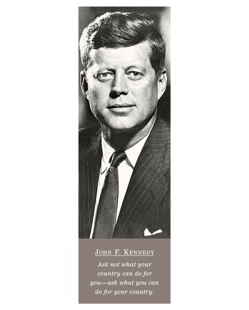 John F. Kennedy Bookmark_Front_Flat