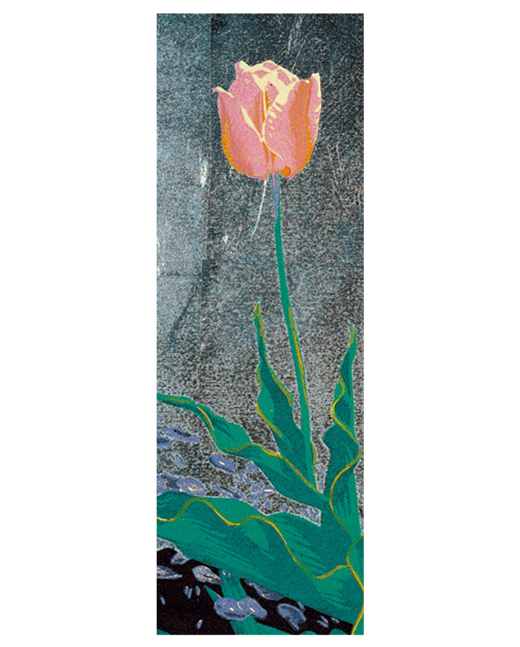 Gustave Baumann: Tulips Bookmark_Front_Flat