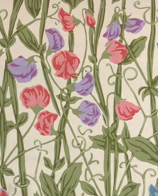 William Morris: Sweet Pea Pattern Bookmark_Zoom