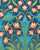 William Morris: Harebell Pattern Bookmark_Zoom