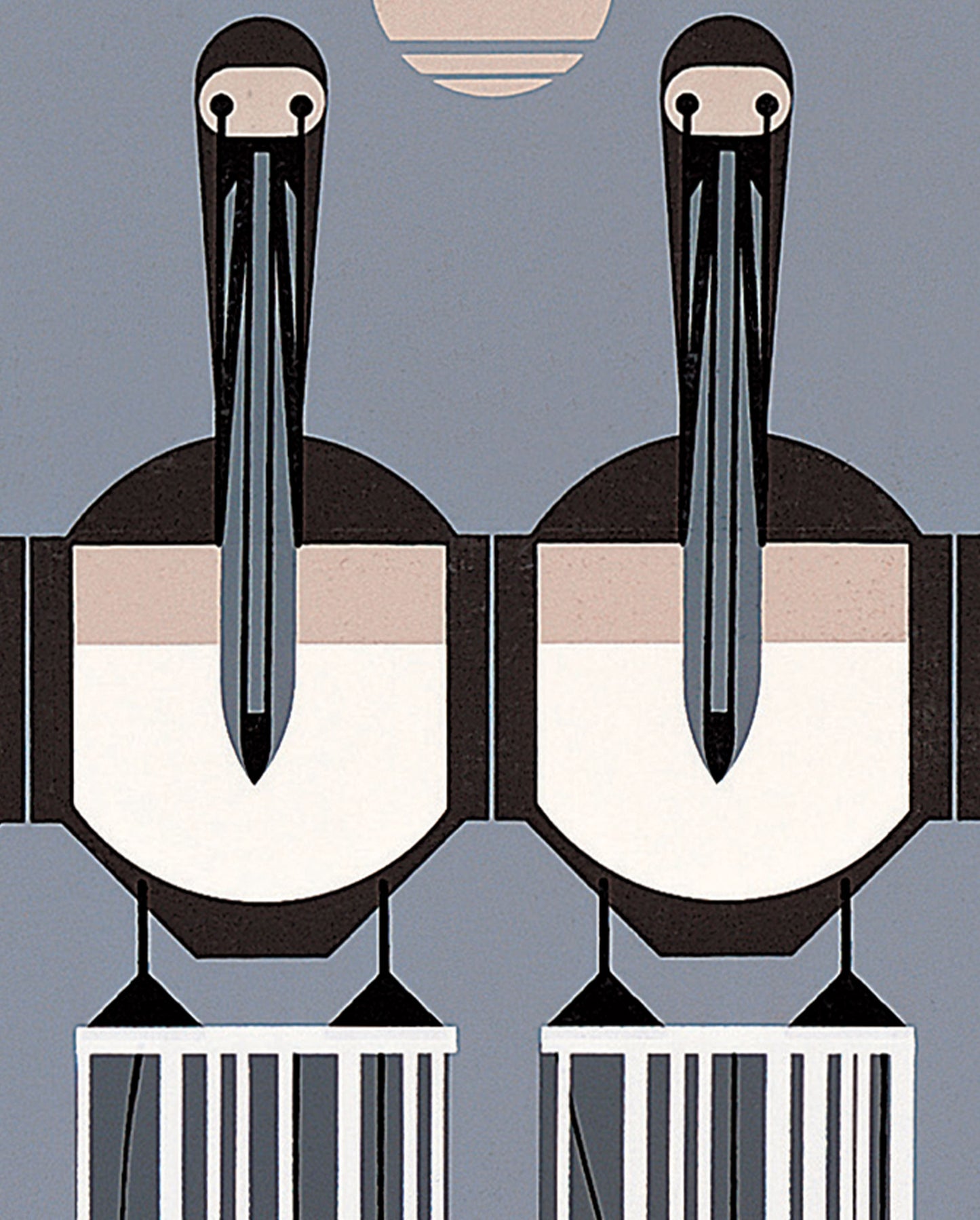 Charley Harper: Pier Group Bookmark_Zoom