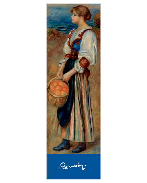 Pierre-Auguste Renoir: Girl with Basket of Oranges Bookmark_Front_Flat