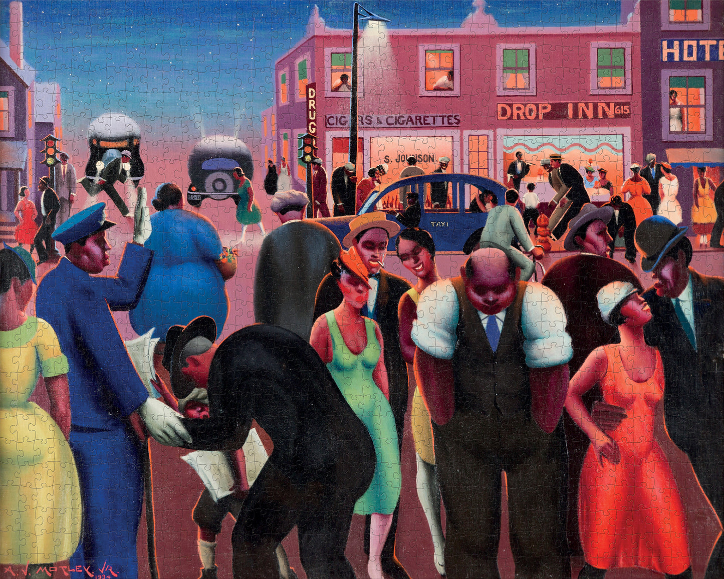 Archibald Motley: Black Belt 1000-Piece Jigsaw Puzzle_Zoom