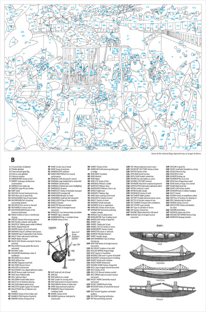 Mike Wilks: The Ultimate Alphabet: The Letter B 1000-Piece Jigsaw Puzzle_Interior_1