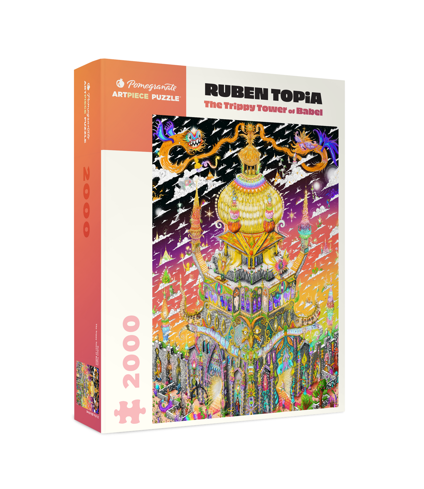 Ruben Topia: The Trippy Tower of Babel 2000-Piece Jigsaw Puzzle_Primary