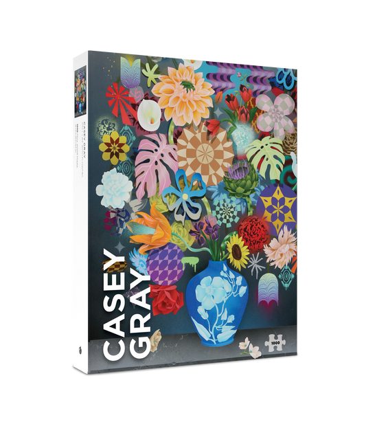 Casey Gray: Still Life with Flowers 1000-Piece Jigsaw Puzzle_Primary