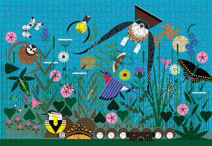 Charley Harper: Wild Summer 1000-Piece Jigsaw Puzzle_Zoom