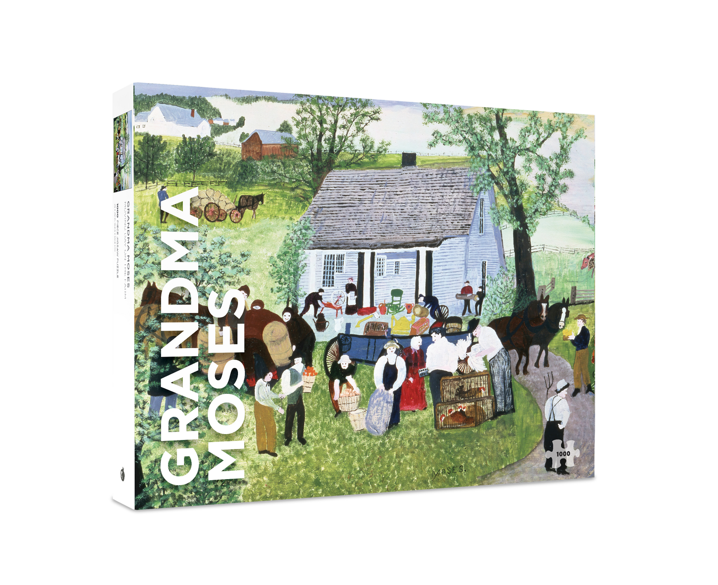 Grandma Moses: Moving Day on the Farm 1000-Piece Jigsaw Puzzle_Primary