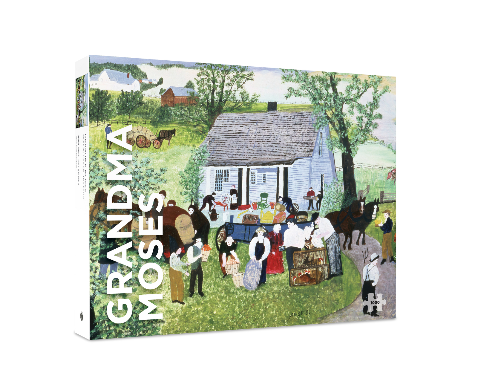 Grandma Moses: Moving Day on the Farm 1000-Piece Jigsaw Puzzle_Primary