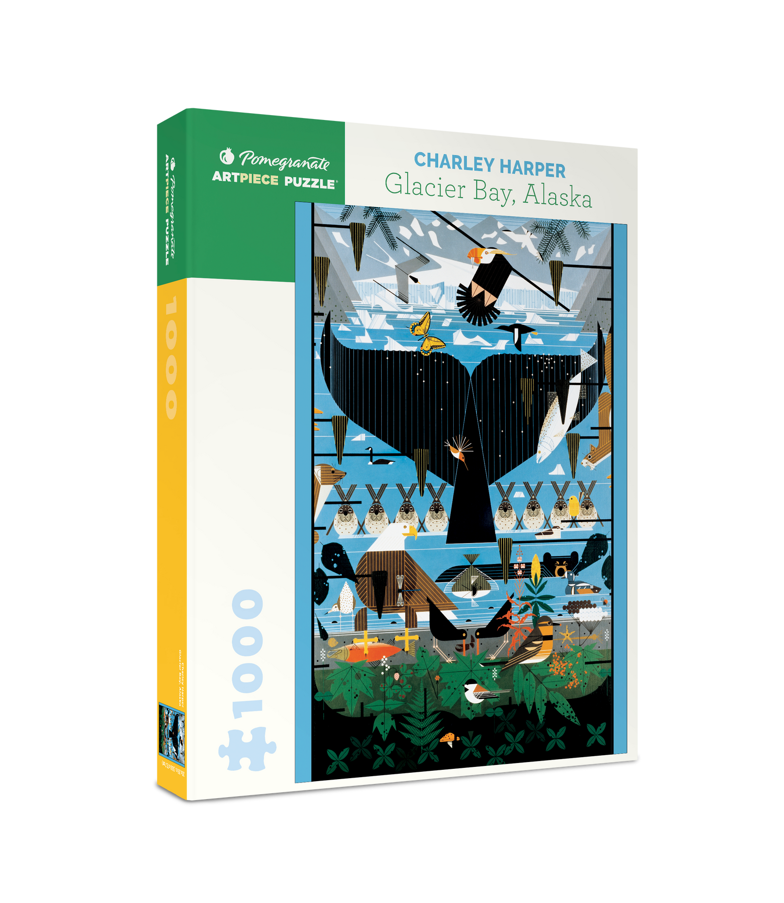 Charley Harper: Glacier Bay, Alaska 1000-piece Jigsaw Puzzle_Primary