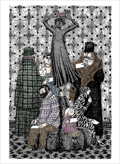 Edward Gorey: Mysterious Messages, Cryptic Cards, Coded Conundrums, Anonymous Notes Book of Postcards_Interior_4