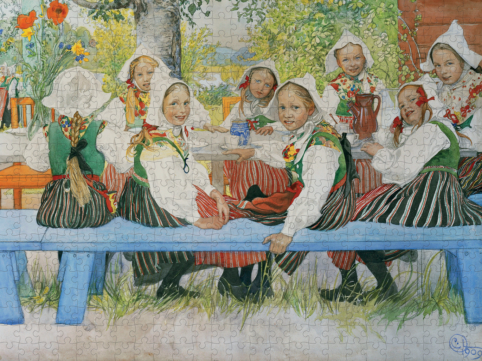 Carl Larsson: Kersti’s Birthday 500-piece Jigsaw Puzzle_Zoom