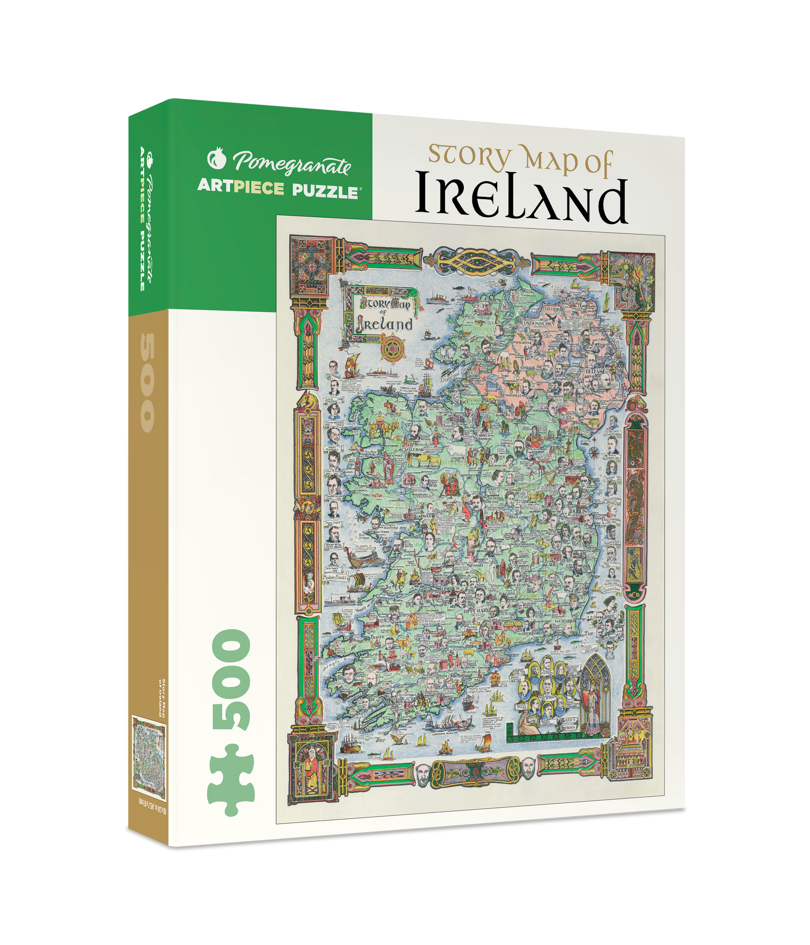 Story Map of Ireland 500-piece Jigsaw Puzzle_Primary