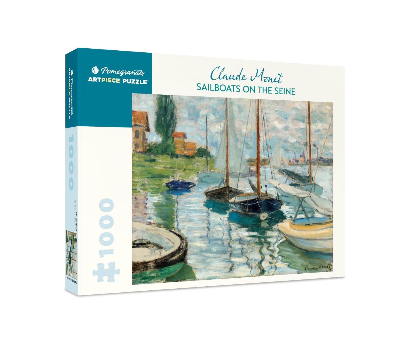 Claude Monet: Sailboats on the Seine 1000-Piece Jigsaw Puzzle_Primary