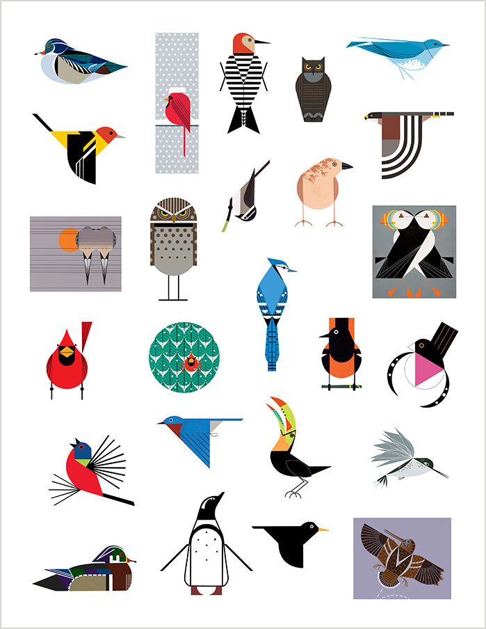 Charley Harper’s Birds Sticker Book_Interior_1