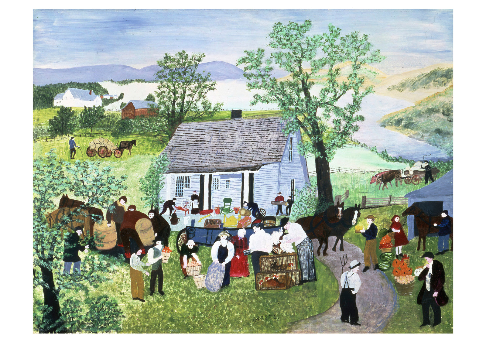 Grandma Moses Boxed Notecard Assortment_Interior_1