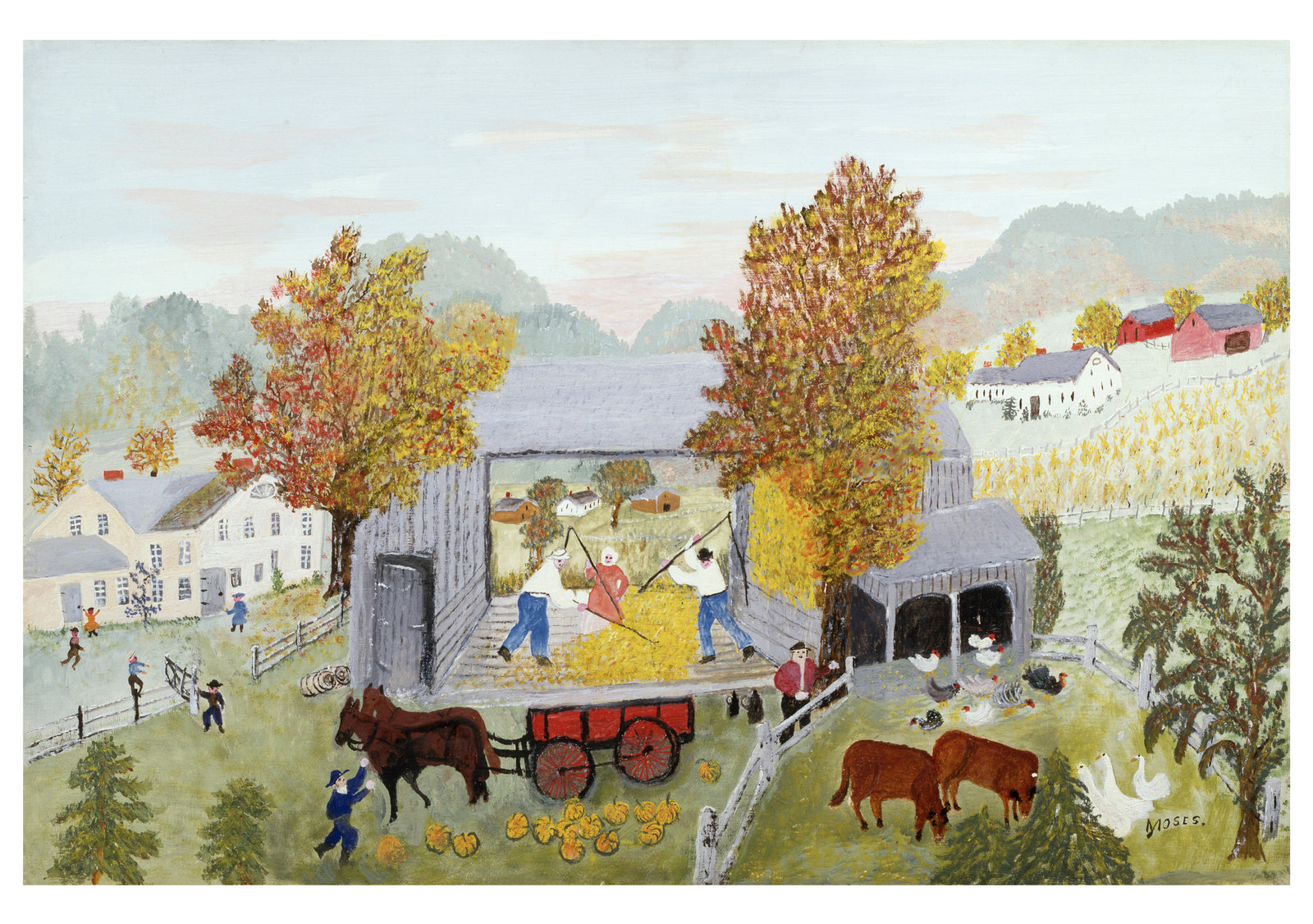 Grandma Moses Boxed Notecard Assortment_Interior_2